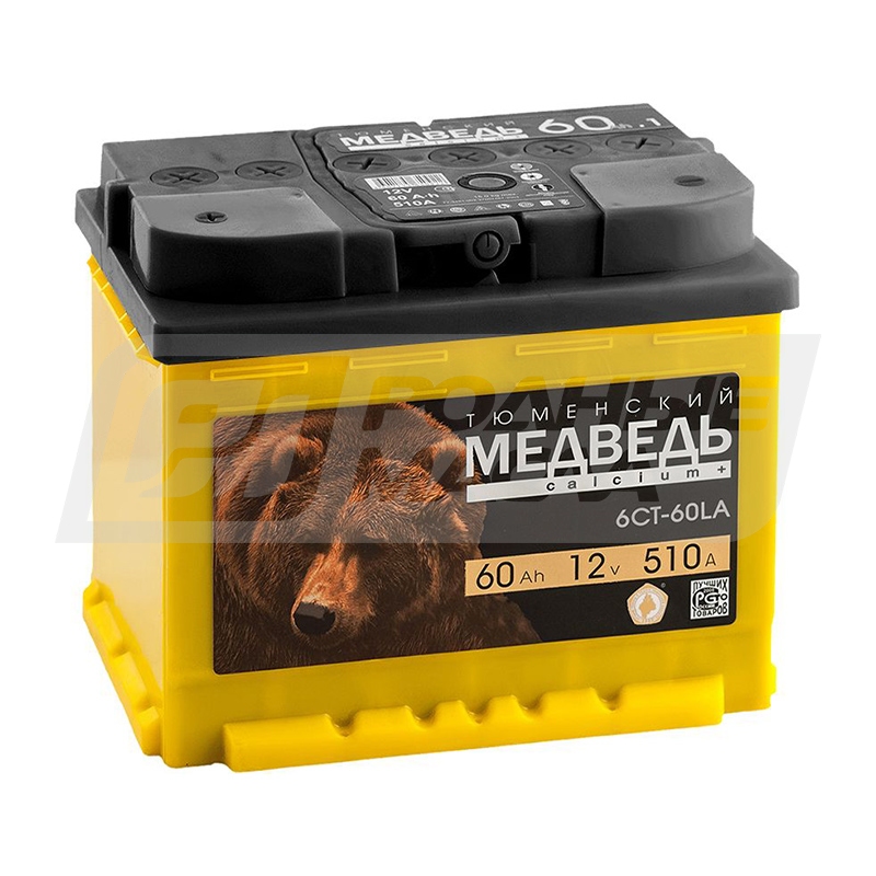 ТЮМЕНСКИЙ МЕДВЕДЬ 60.1 60 Ач, п/п PLNT0008555